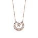Necklace Star and Moon Hollow Design Necklace Silver Pendant Necklace Temperament Light Luxury Clavicle Chain The for Women Ladies Necklace