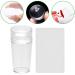 Nail Art Stamper Set - Fluorescent Silicone Nail Stamping Kit with Scraper for DIY Manicure | International Shipping - Buy Online on GoSupps.com
