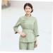 minkissy 1 Set Spa Robe Hair Salon Cape Spa Kit Salon Pants Hair Salon Smock Hair Dyeing Apron Beautician Smock Wear Spa Cloth Grooming Kit Hairdressing Hair Cutting Apron Tops Protection L Green - Buy Online on GoSupps.com
