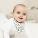 Lekebaby Baby Triangle Scarf 8 Pack - Absorbent Soft Cotton Bibs with Snap Fasteners for Boys & Girls - Buy Online on GoSupps.com