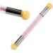 Professional Double-Ended DIY Gradient Pen Crystal Acrylic Handle Shading Pen Nail Art Tools with 4 Sponge Replacement - Buy Online on GoSupps.com