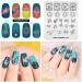 Nail Stamping Plate Fashion Polka Dots Star Sky Creative Theme Multi-Pattern Stamp Print Image Stamp Template Nail Art for Nail Design 1# - Buy Online on GoSupps.com