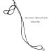 Vsilay Y2K Pearl Heart Necklace - Adjustable Black Rope Chain for Women & Teen Girls | Trendy Gold Accessory - Buy Online on GoSupps.com