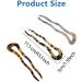 U Shaped Hairpins French Style Cellulose Acetate Hair Pins Fork Vintage For Women Girls Hairstyle Accessories - Buy Online on GoSupps.com