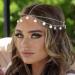 Fashband Sequins Head Chain Silver Tassel Hair Chain Festival Costume Hair Accessories for Women