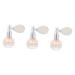 DOITOOL Body Shimmer Spray 3 Pcs Body Air Bag Powder Glass Spray Bottle for Hair Spray Bottles for Hair Makeup Sequins Blush Light Goldx3pcs 7x5.5cmx3pcs