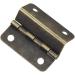 10 Pieces/Set of Cabinet Door Hinges Trunk Wooden Box Old-Fashioned Hinges 4 Holes for Home Furniture Decoration (Color : Multi-Colored) (Silver) - Buy Online on GoSupps.com