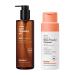 Hanskin BHA & Vitamin C Exfoliating Duo BHA Pore Cleansing Oil & Vitamin C Powder Cleanser | Oil Control Blackhead Care & Radiant Glow for Oily & Combination Skin | Korean Skincare Set K-Beauty