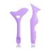2pcs Eyeliner Stencils Silicone Winged Eyeliner Tool Helper Eyeliner Stencils Wing Tips Multi-Purpose Eye Make-Up Aid Tool for Eyeliner Eyelash Eyebrow Lip Line Face Contour (Purple)