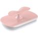 Shakven Squeegee Sponge Brush Sponge Brush Rubber Squeegee Scrubber for Cleaning - Household Cleaner Brush to Reach Tight Spaces for Bathroom Glass Kitchen Cooktops Pink - Buy Online on GoSupps.com