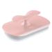 Glass Squeegee Brush - Absorbent Sponge Cleaning Squeegee Brush - Improves Cleaning Efficiency Ergonomic Handle Brush for Tiled Walls Bathroom Glass Pink