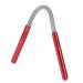 Spring bend epilator feather epilier tool face-hair remover stainless steel-beauty-feather thread tool cleaning Face-hair make-up (red)