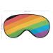 Pride Month LGBTQ Rainbow Sleep Mask | Blackout Eye Cover for Women Men | Adjustable Strap for Yoga Travel Nap - Buy Online on GoSupps.com