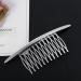 QUUPY Hair Comb 4.3 - Alloy Curved Teeth Hair Clip for Women | 2 Pack (Gold & Silver) - Premium Hair Accessory for Effortless Styling - Buy Online on GoSupps.com