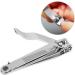 CHJHJKG Nail Clippers (Beauty) Nail Clippers Household Flat Nail Clippers Convenient and Practical Stainless Steel Nail Clippers with File(Stripe) - Buy Online on GoSupps.com