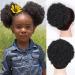 Synthetic Puff Hair Bun | Kinky Curly Drawstring Afro Chignon | Hair Extensions & Ponytail Clips - 1BT299 - Buy Online on GoSupps.com