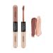 PHOERA Concealer 2-in-1 Dual Use Concealer Anti-Dark Circles & Contouring Makeup Long-Lasting Concealer Professional Face Makeup (101#Tauoe/Lvory)