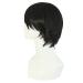 MapofBeauty Fashion Men Short Straight Wig - Black | Stylish & Versatile International Shipping - Buy Online on GoSupps.com
