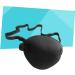 Gogogmee 2pcs Lazy Eye Cover Single Eye Adjustable Eye Patch Pirate Eye Patches for One Eye Patch Black - Buy Online on GoSupps.com