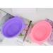 Makeup Brush Cleaning Mat Foldable Brush Cleaner Bowl Silicone Brush Cleaner Pad for Sponge Pink Cleaning pads - Buy Online on GoSupps.com