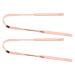 Stainless Steel Tongue Scraper for Adults - U Shape Tongue Cleaner Reduces Bad Breath | Rose Gold 2 Pack - Oral Care Hygiene - Buy Online on GoSupps.com