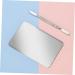 SHERCHPRY Stainless Steel Makeup Mixing Palette with Spatula Compact Durable for Foundation Nail Art Color Blending Lightweight Portable for Professional Makeup Artists - Buy Online on GoSupps.com