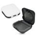 SQHY 2 Pack Hearing Aid Cases (One Black and one White) Waterproof Hearing Aid Protection Storage Box Built in High Elastic Silicone Air Cushion Ball to Prevent The Hearing Aid from Broken