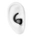 Ear Plugs for Sleeping Noise Cancelling Silicone Earplugs Noise Reduction 2 Pairs Ear Plugs for Sleeping Reusable Noise Sound Blocking Earplugs for Sleep Snoring Concerts Focus Flight Blackgray