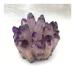 Natural Crystal Cluster Amethyst Specimen Purple Quartz Reiki Stone Raw Crystal Home Decor Household yuebang 350-450g