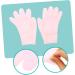 Healeved 2 Pairs Moisturizing Gloves - Exfoliating Hand Masks Softening Sleeping Gloves Dry Cracked Hand Mittens Hand Care Cream Gloves White Cotton Gloves Whitening Sebs Facial Mask Pink - Buy Online on GoSupps.com
