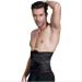 Back Bandage for Men | Double Compression Support Belt for Lower Back Pain Relief | Herniated Disc & Sciatica Support | Slimming Wrap | Sports Federation - Black - Buy Online on GoSupps.com