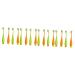FOMIYES 16 STK Carrot toothbrush Travel toothbrush toothbrushes for children Bulk toothbrush tooth cleaning tools at home children's toothbrush carrot toothbrush daily use
