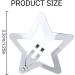 Star Hair Clips 20 Pieces Small Metal Snap Hair Clips Hair Barrettes Hair Accessories Silver - Buy Online on GoSupps.com