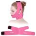 Face Slimming Belt, Bandage Belt Mask Face-Lift Double Chin Skin Strap for Women Ideal Gift Pink