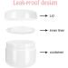 Heyu-Lotus Travel Pots for Toiletries 10 Pcs Travel Pots Cosmetic Sample Jars 20ml/50ml/100ml Sample Pots with Spatulas Tool for Cream Make-up Sample Glitter Nail Art Storage (Multi) - Buy Online on GoSupps.com