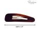 Parcelona French Mini Set of 4 Small Celluloid Acetate Snap Hair Clips - Tortoise Shell Brown - Made in France - Buy Online on GoSupps.com
