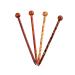 Hellery Women Lady Handmade Wooden Hair Stick Hair Chopsticks Hairpin Fashion Hair Accessories (4 Pack)