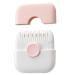 Split Ends Hair Trimmer Women Fringe Trimmer 2 in 1 Mini Portable Cute Hair Brush Detachable Dustproof Knob Adjustable Stainless Steel Slicer Hair Clipper Type 1