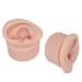 Ear Model Portable Jewelry Display 1 Pair Practice Ear Model for Piercing Salon for Novice (Medium Skin Color)