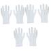 FOMIYES 18 Pairs Factory Gloves Work White Lengthen Cotton Gloves