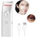 White YJ02 Eyelashes Curls Portable Small Electric Heated Eyelash Curler Long Lasting Electric Heated Comb Makeup Tool - Buy Online on GoSupps.com