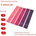 Buy Squat Stretching Band Set - Yoga Resistance Circle & Fitness Elastic Bands in Light Pink Deep Pink Rose Red & Purple | Unisex | International Shipping - Buy Online on GoSupps.com
