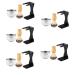 Fomiyes 5 sets of razor set shaving brush holder Personal beard brush care set for men men's suits razor roofs razor brush shaving razor foam brush third razor acrylic man