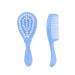FOMIYES Bath Set Newborn Hair Brush Infant Hair Brush Hair Brush and Comb Set Safety Care Set Massage Comb Brush for Cradle Cap Blue Newborn Hair Brush Infant Hair Brush Cosmetology Kit