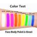 Go Ho Neon Face & Body Paint Palette - UV Glow in the Dark Water Activated Eyeliner for Halloween Makeup & Cosplay Costumes - Buy Online on GoSupps.com