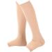 SH-RUIDU Waden Compression Socks 20-30 mmHg | Elastic Open Toe Calf Stockings for Pain Relief | Best Support for Shin & Calf Pain | Stockings in Meat Color - Buy Online on GoSupps.com