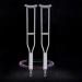 Crutches for Adults Underarm Crutches 1 pair underarms crutches lightweight elderly adults height-adjustable walking sticks anti-skid walking rehabilitation Great for Travel or Selfless dedication - Buy Online on GoSupps.com
