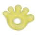 Teething ring paw T1205 yellow cooling teething ring as teething aid massages and relieves