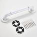 Bathroom Grab Bars Anti Slip and Safety Luminous Circles Disabled Elderly Children Mobility Daily Living Assist Support Handle Towel Holder (White 30CM) - Buy Online on GoSupps.com