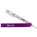 FOCUS SLIM AL R28-2.Razor from Bart Hand Free for half -mask Lametta.Body aluminum opening Istantanea.Easy from Taschino.(Purple)